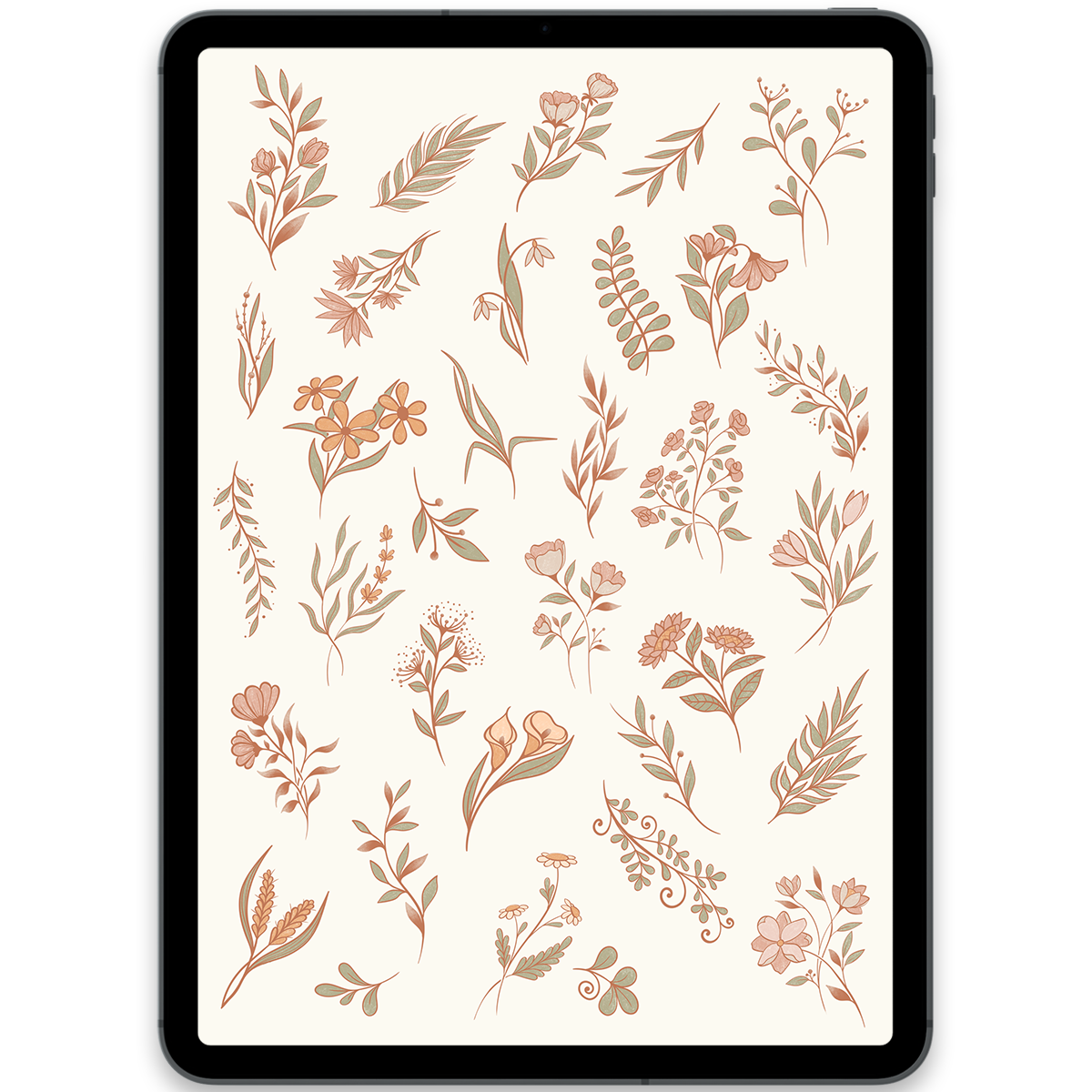 Boho Flowers Stickers