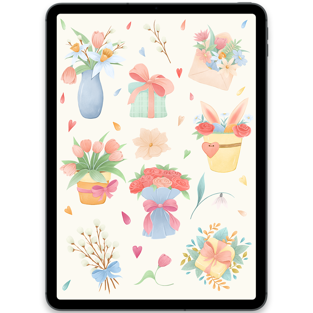 Spring Flowers Stickers