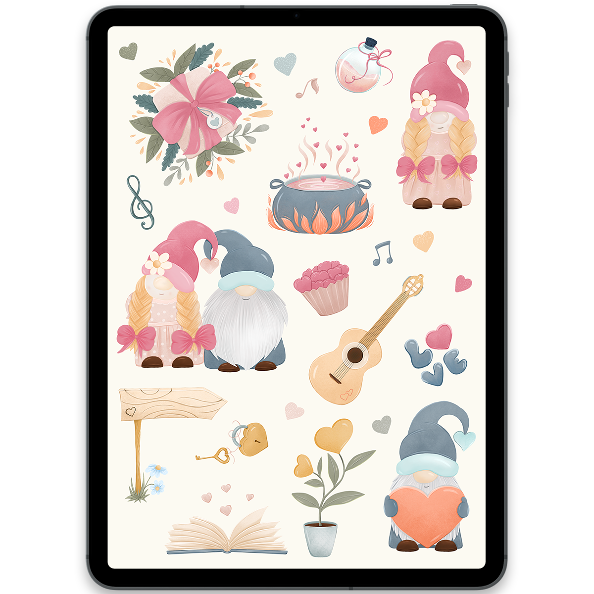 St. Valentine's Gnomes Stickers